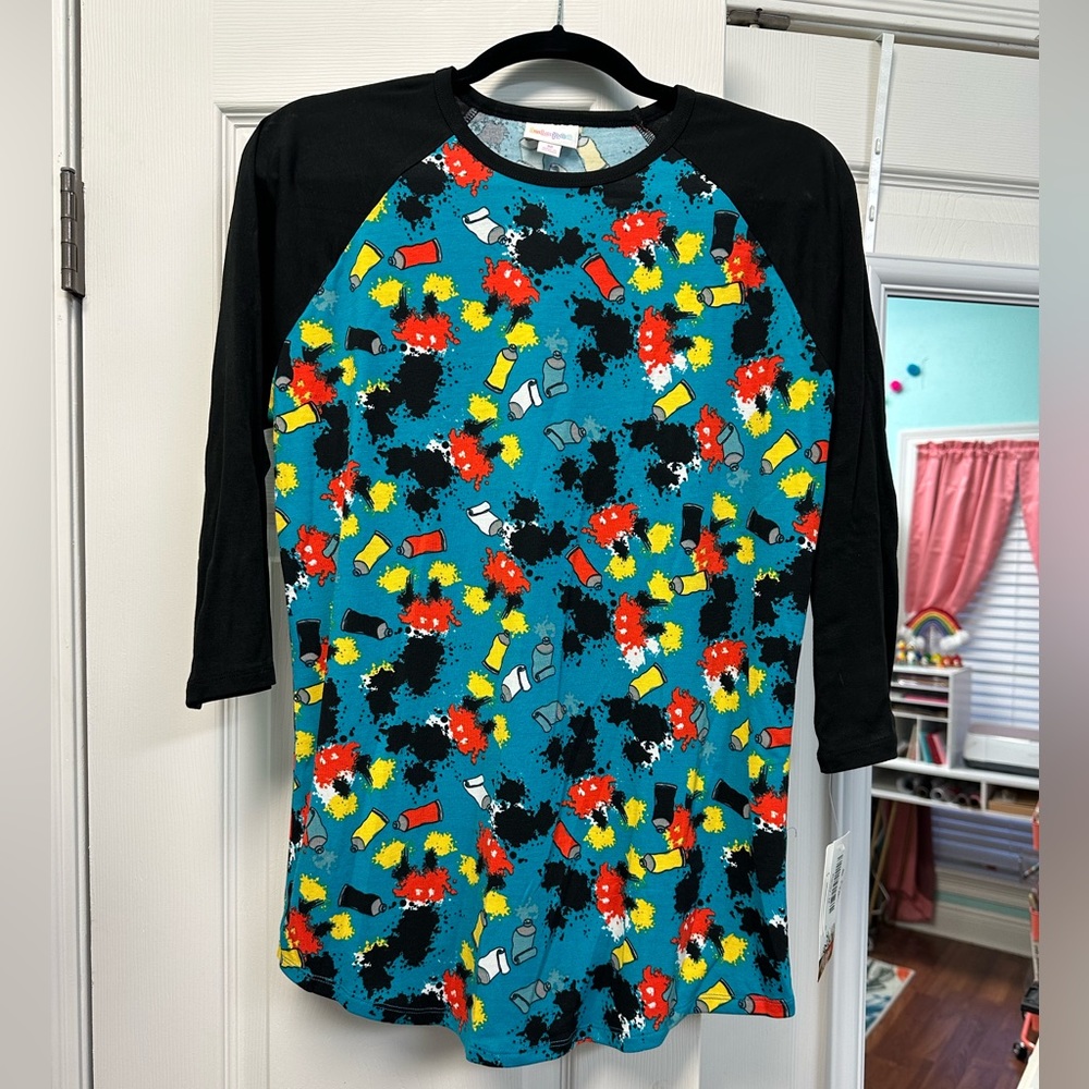 NWT Womens LuLaRoe Mickey Mouse Disney Randy T - Size Medium